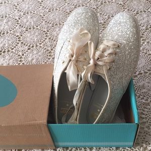 Kate Spade glitter sneakers by Keds